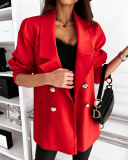 Fall and Winter long Sleeve Jacket Coat Office Ladies Coat S-2XL