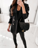 Fall and Winter long Sleeve Jacket Coat Office Ladies Coat S-2XL
