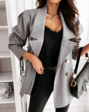 Fall and Winter long Sleeve Jacket Coat Office Ladies Coat S-2XL