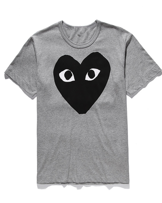 Love Heart Printed Short Sleeve T Shirt