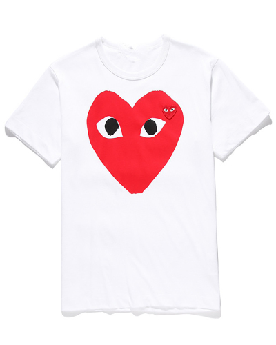 Love Heart Printed Short Sleeve T Shirt