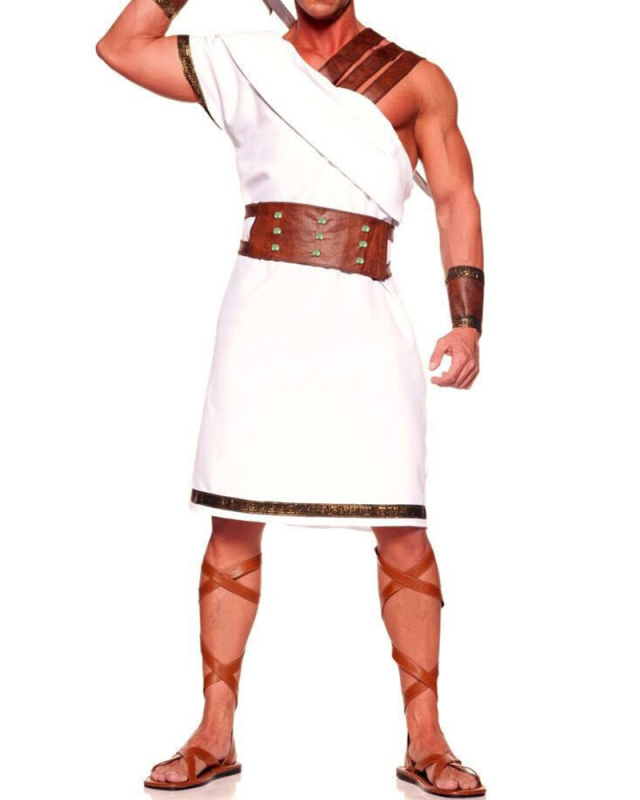 Ancient Romans Greek Olympian Warrior Couple Costume Halloween Costume