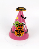 Wholesale Halloween Paper Kids Toys Halloween Decorations Hats Cartoon Hats