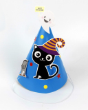 Wholesale Halloween Paper Kids Toys Halloween Decorations Hats Cartoon Hats