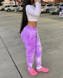 Tie Dye Women Loose Style Trousers S-XL