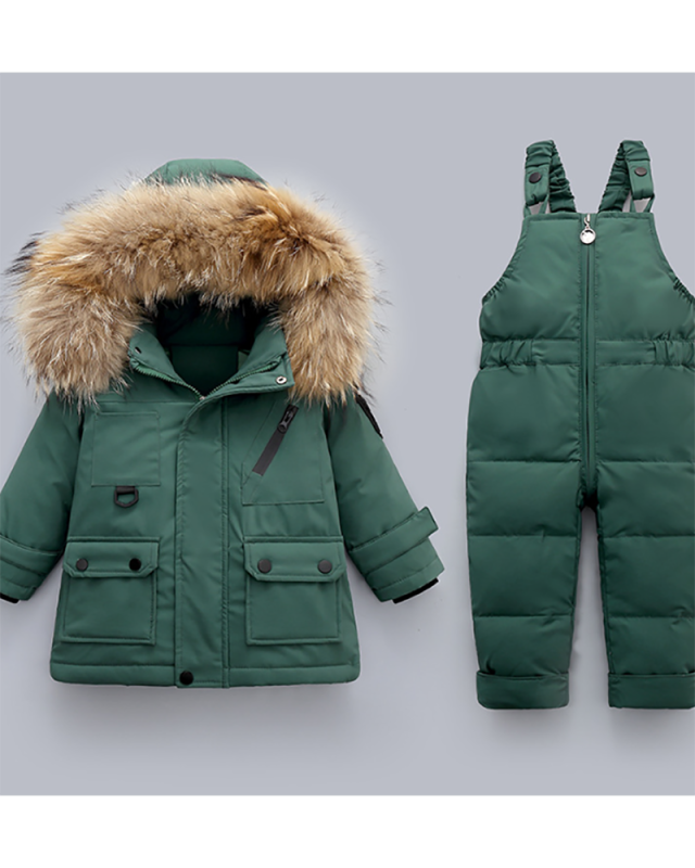 Boy's Baby kids Two Piece Warm Winter Set