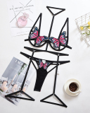 Butterfly Printed Cute Sexy Lingerie Set