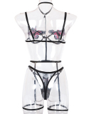 Butterfly Printed Cute Sexy Lingerie Set