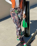 Tree leaf Printed Wholesale Trousers