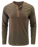 Men's Long Sleeve Colorblock Fall Hot Sale T-shirt S-2XL