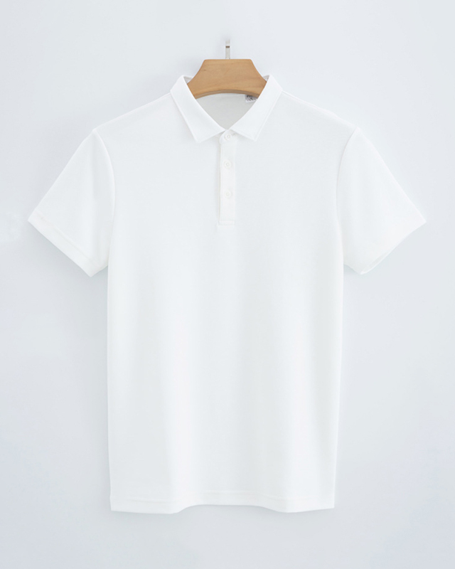 Business Man Polo Short Sleeve Solid Color T-shirts White Black Gray Blue Coffee S-4XL