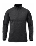 Running Men's Quickly Long Sleeve Mock Neck T-shirt S-2XL