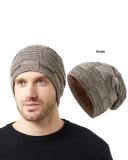 Winter Knit Cap Velvet Wholesale Unisex Beanie Hat