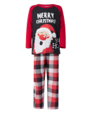 Snowman Printed Merry Christmas Family House Wear