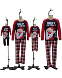 Snowman Printed Merry Christmas Family House Wear