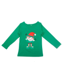 Cartoon Striped Christmas House Wear Familiar Two Piece Costume
