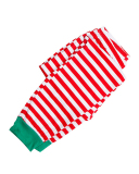 Cartoon Striped Christmas House Wear Familiar Two Piece Costume