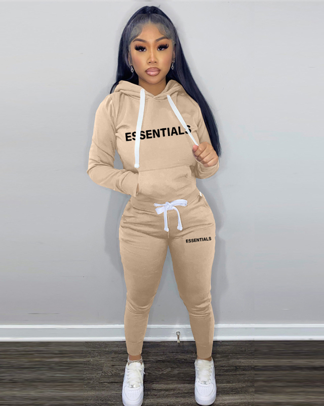 Sporty Women Winter Comfort Casual Two Piece Pant Set S-4XL
