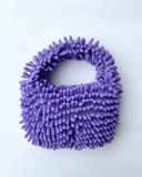 New Popular Candy Color Multicolor Offer Cute Plush Handbag One Size