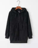 Women Long Sleeve Solid Color Hoodies Velvet Sweatshirts Army Green Royal Blue Light Gray Deep Gray Wine Red Black Brown Pink S-5XL