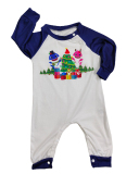 Wholesale Cute Printed Christmas Tree Family Pajamas