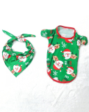 HOHOHO Christmas Santa Claus Printed Family Pajamas