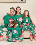 HOHOHO Christmas Santa Claus Printed Family Pajamas