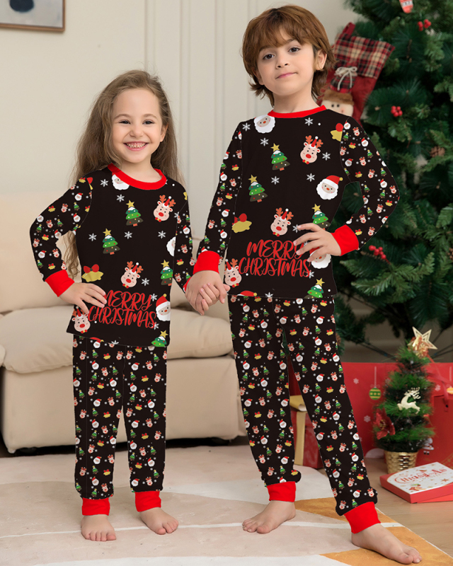 Christmas Santa Claus Printed Family Pajamas