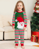 Hot Sale Santa Claus Striped Family Home Wear