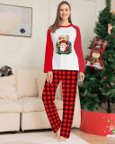 Christmas Home Wear Family Pajamas Sleep Wear Red