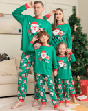 HOHOHO Christmas Santa Claus Printed Family Pajamas