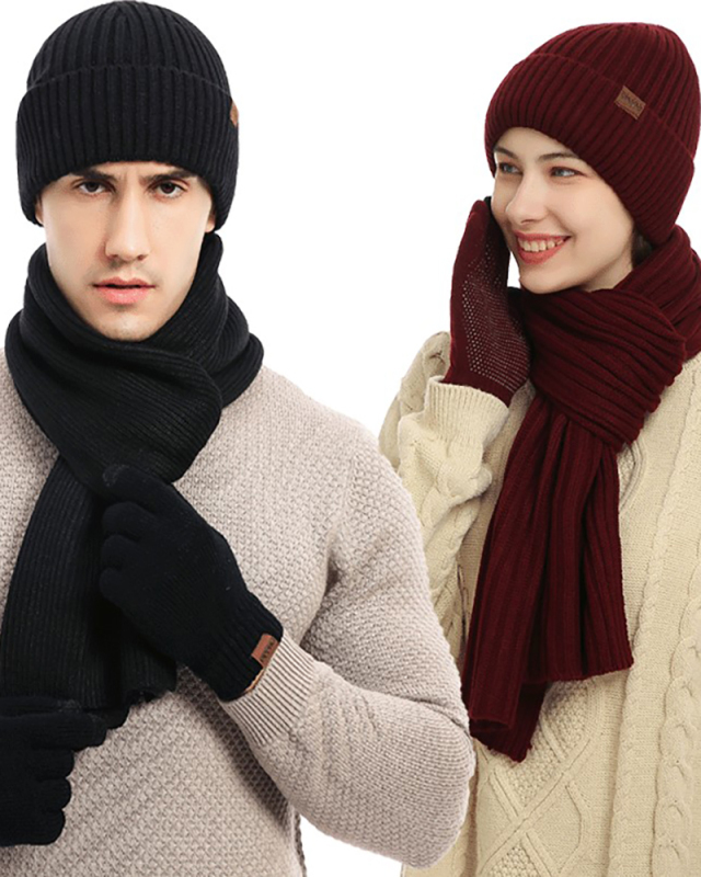 3pcs Set Wholesale Winter Warm Set