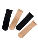 Fashion Solid Color Plus Velvet Fall Winter Socking
