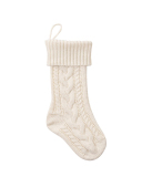 Knit Christmas Decoration Colorblock Solid Color Big Gift Socking Red Gray Ivory Green