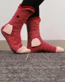 Animal Cute Knit Crocodile Socks Crocodile Shark Dinosaur Chameleon