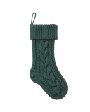 Knit Christmas Decoration Colorblock Solid Color Big Gift Socking Red Gray Ivory Green