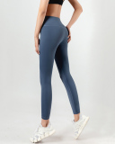 Plus Velvet High Waist Solid Color Slim Leggings Black Blue Coco Yellow S-XL