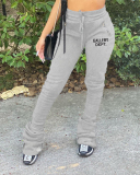 High Waist Wholesale Sporty Stack Pants