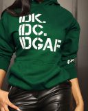 Printed Long Sleeve Women Winter Sweatshirts S-XL
