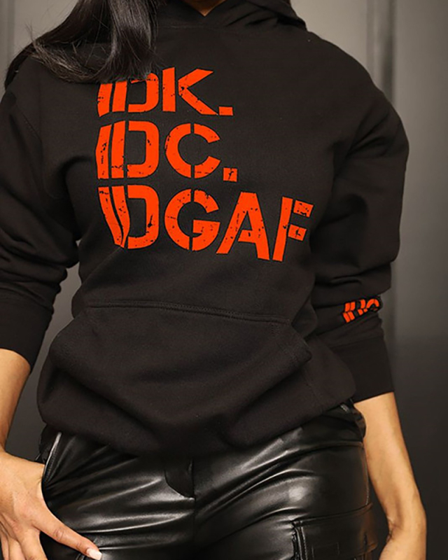 Printed Long Sleeve Women Winter Sweatshirts S-XL