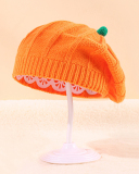 Winter Mom & Kids Halloween Pumpkin Warm Berets Orange