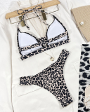 2023 New Style Leopard Cute Women Bikini S-L