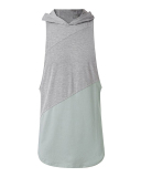 Men's Solid Color Three Patchwork Hooded Sports Vest M-XXL