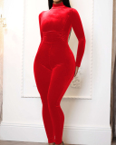 Winter Warm Wholesale Solid Color Jumpsuit S-XL