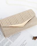 New Ladies Dinner Solid Color Wedding Package Chain Bag Women's Banquet Bag