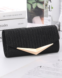 New Ladies Dinner Solid Color Wedding Package Chain Bag Women's Banquet Bag