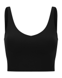 Women Sleeveless Solid Color Yoga Sports Bra Tops Vest 4-12