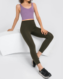 Women Sleeveless Solid Color Yoga Sports Bra Tops Vest 4-12