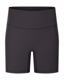 High Waist Inside Pocket Solid Color Women Running Shorts 4-12