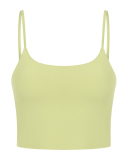 Women Solid Color Strap Sports Running Yoga Tops Vest S-XL